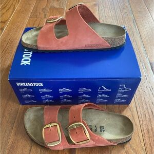 Birkenstock Arizona Big Buckle in Mars Red - 40 narrow